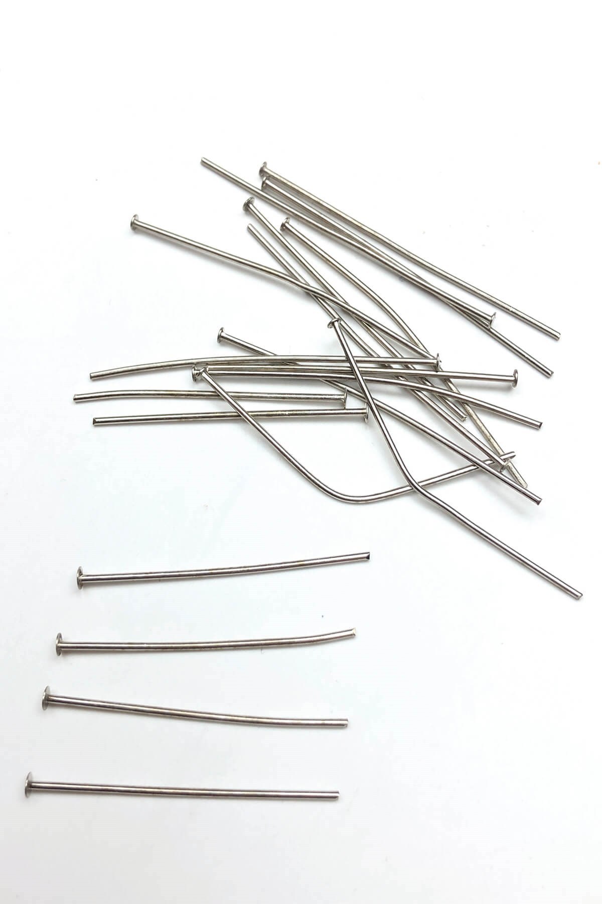 Gümüş Rengi Başlıklı Takı Çivisi 0,35 Cm-TAP-1078